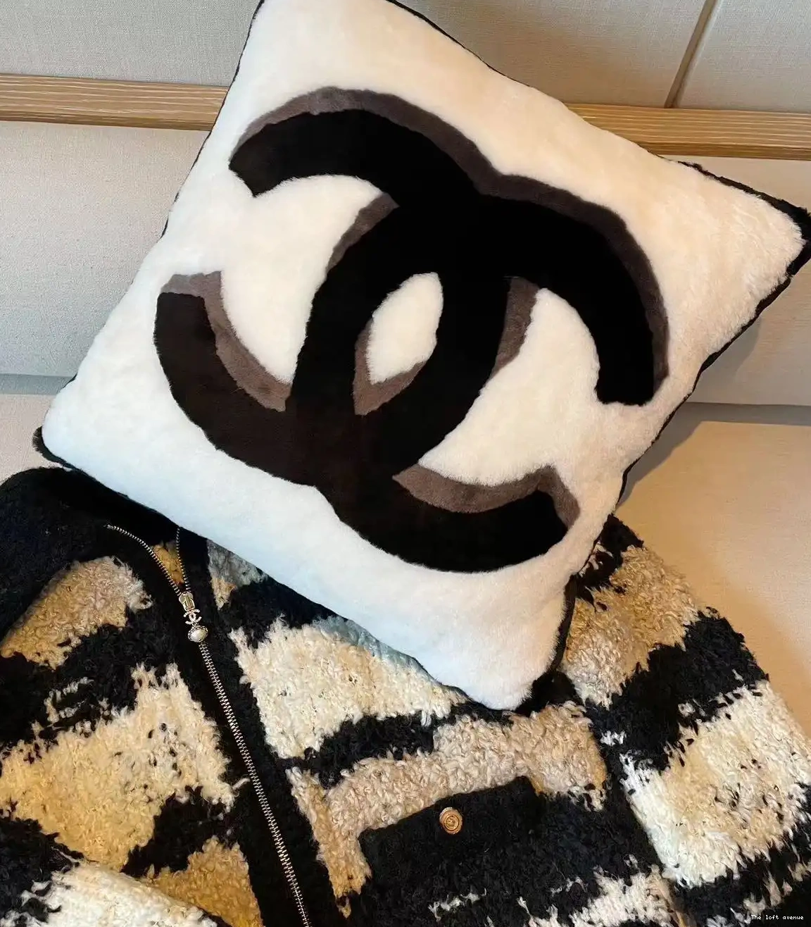 THROW SHEARLING COCO PILLOW 0706